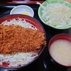 とんかつ屋松波 - ソースかつ丼1000円