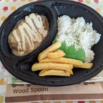 キッチンオリジン - 料理写真:シュクメルリ風煮こみハンバーグ¥690+税