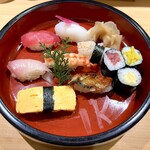 Sushi Hayata - すし定食 990円