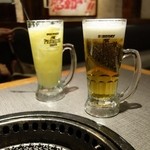 牛角 - 生パインサワー＆生BEER