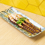 Ikageso skewers butter soy sauce