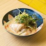 Sesame yellowtail sashimi