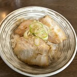 Teuchimen Yasuda - カツオ醤油＋焼豚丼小
                        850円＋250円