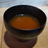 鮨 すがひさ - まさかのカレースープです