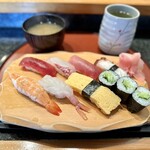 しほう田 - にぎり鮨ランチ … ¥1,300円（税込）