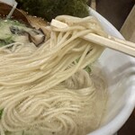 ばっこ志 - 極細ストレート麺