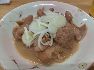 丸大ホール - モツ煮@\350円