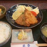 笑夢 - 料理写真:アジフライ定食