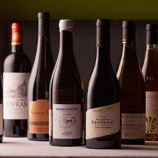 Enjoy carefully selected wines from France ◆ Various pairing courses are recommended