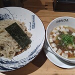 本田麺業 - 自家製手揉みつけめん 並（醤油）