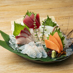Extreme 5 types of sashimi