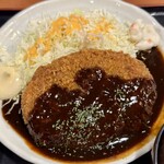 Kajiyabunzou - 週替わり定食　特大メンチカツ定食