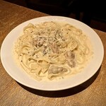 Wine厨房　tamaya - ■ポルチーニのクリームソースパスタ ￥1.500