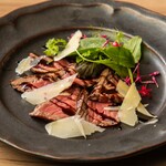 Wagyu Beef Tagliata Balsamic & Cheese