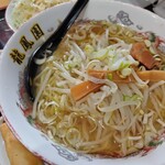 龍鳳園 - 定食の塩ラーメン