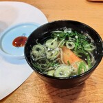 政寿司 - 海老のお吸い物