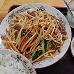 龍鳳園 - レバニラ炒め