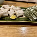 酒肴晴 - 穴子白焼き