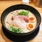 麺家 獅子丸 - 伊勢海老らぁめん 中盛り 味玉トッピング