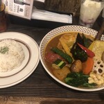 Rojiura Curry SAMURAI. - 1日分野菜20品目カレーの全容