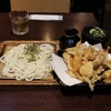 あらた - 小海老とごぼうのかきあげざるうどん　850円