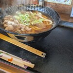 長寿饂飩　つるかめ - 肉うどん880円