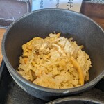 Choujuudon Tsurukame - 炊き込みご飯165円＋