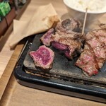 ステーキ屋 松 新杉田店 - 肉の焼け具合
