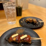 B/FISH - うなぎバター串、うなぎガーリック串