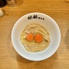 中華そば 桐麺 - 桐玉(冷) 生卵追加
