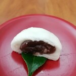 一幸庵 - 椿餅（断面）