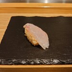 すし処 元禄 - アマダイ　熟成(おすすめにぎり御膳)