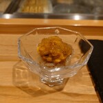 すし処 元禄 - ウニ　(おすすめにぎり御膳)