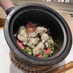 レストラン雪峰 - 【土鍋ご飯】牡蠣