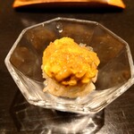 すし処 元禄 - ウニ　(おすすめにぎり御膳)