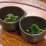 桶家乃隠居 - 葉わさび２種