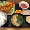 Fuu Getsu - みそ焼肉＋さしみ1100円（ご飯大盛＋110円）