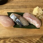 地酒と道産食材 一笑 - 天然ぶり鮨、鯖鮨、ホッケ鮨