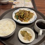 Bamiyan - 回鍋肉定食 餃子付き