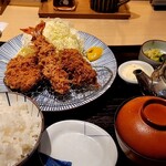 Wakou - 牡蠣盛り合わせご飯