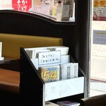 からめ亭 - 紙エプロン（入り口を入ってすぐ右横にあります）