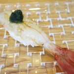 群来膳 - 牡丹海老　卵醤油漬け