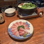 ブリしゃぶ鍋と日本酒 喜々 - 