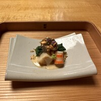 宮川町　水簾 - 和え物(京野菜、干しなまこなど)