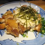 焼き鳥 匠 - わさびタルタル 鶏モモ一枚揚げ