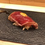 鮨処 凜 - 漬けマグロはカラシが合う♡