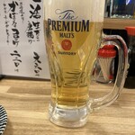 Taishuusushisakaba jinbeetarou - まずは生ビールで…カンパーイ♪