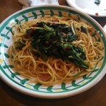 ジョリーパスタ - ほうれん草とベーコンの和風パスタ