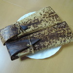 呼きつね - 竹の皮、本物