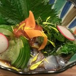 旬味ひげ - 赤ナマコ酢